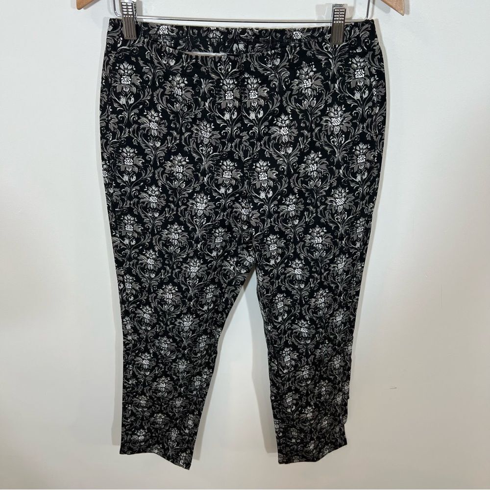 New Isaac Mizrahi Live! - 24/7 Stretch Damask Printed Pants | Size 6P